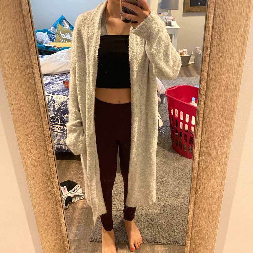 cream sweater